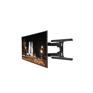 Flat Screen Wall Mount BT8221 Double Articulated Arm Up to 600x400 Up to 65 Inch With Tilt & Swivel 36kg Black