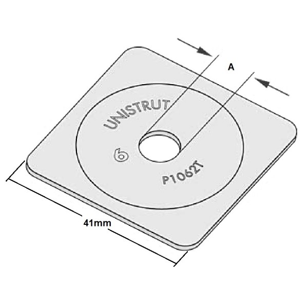 Unistrut Channel Washers & Flat Plate Washers