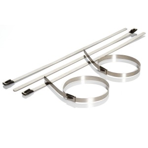 Stainless Steel Cable Tie Silver (W)4.6mm x (L)152mm Bundle Size 35mm  