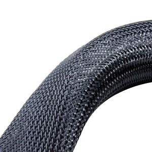 Braided Sleeve 18-34mm Black (L)50Mtr  