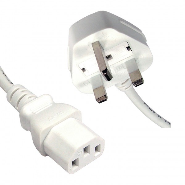 UK 3 Pin Plug to IEC C13