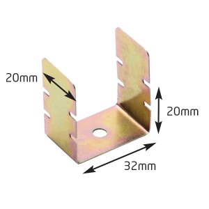Safe-D U-Clip D40 Fire-Rated Steel