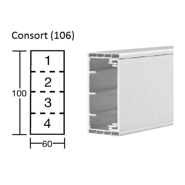 Schneider Consort Dado Trunking