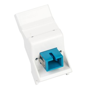 Fibre Module Simplex SM SC Euro Angled White