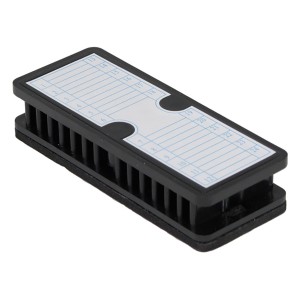 Splice Holder 24-Way Self-Adhesive Black