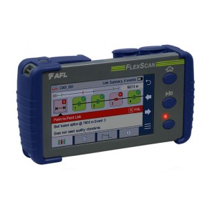 FlexScan FS200-100 OTDR Basic Kit SM 1310/1550 32/30dB SC/APC WiFi & Bluetooth With: VFL, OLS/OPM