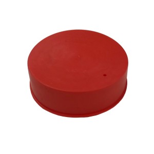 Duct End Cap PVC Red (Dia)96.5mm