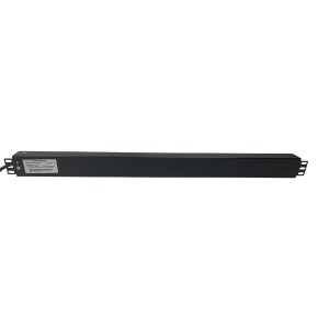 PDU 16 Way Vertical Switched IEC 320 C14 Plug 13A UK Socket Black (L)1095mm Cord 3Mtr