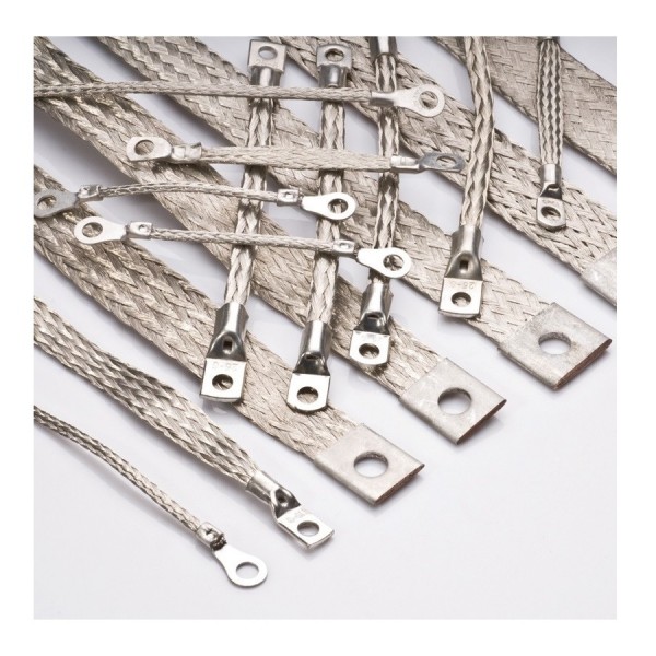Braided Copper Earthing Straps