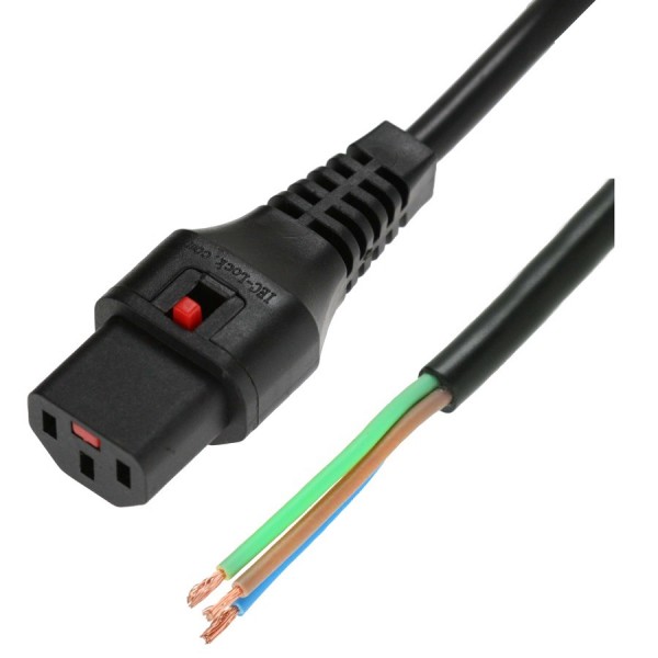 IEC-Lock C13 to Free End