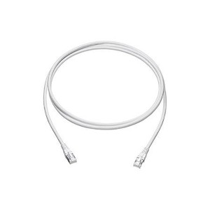 Patch Lead Cat6A F/FTP LSZH Moulded Boot Solid White (L)15Mtr