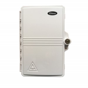 Fibre Termination Box 2F or 4F SC Simplex or LC Duplex Unloaded IP65 UV Stable White (H)167mm x (W)102mm x (D)31mm