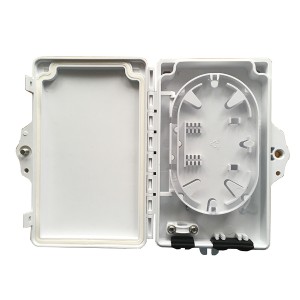 Fibre Termination Box 2F or 4F SC Simplex or LC Duplex Unloaded IP65 UV Stable White (H)167mm x (W)102mm x (D)31mm