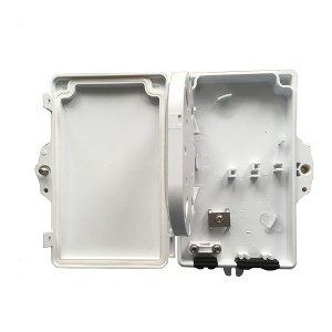 Fibre Termination Box 2F or 4F SC Simplex or LC Duplex Unloaded IP65 UV Stable White (H)167mm x (W)102mm x (D)31mm