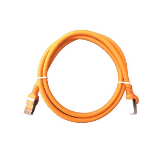 Patch Lead Cat6A F/UTP LSZH Moulded Boot Orange (L)3Mtr