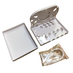 FTTX Fibre Wall Outlet SC or LC Adaptors Supplied Separately Unloaded MM/SM White (H)110mm x (W)150mm x (D)35mm