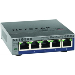 Gigabit Ethernet Switch Desktop Smart Managed 10/100/1000Mbps 5 Port GS105E   