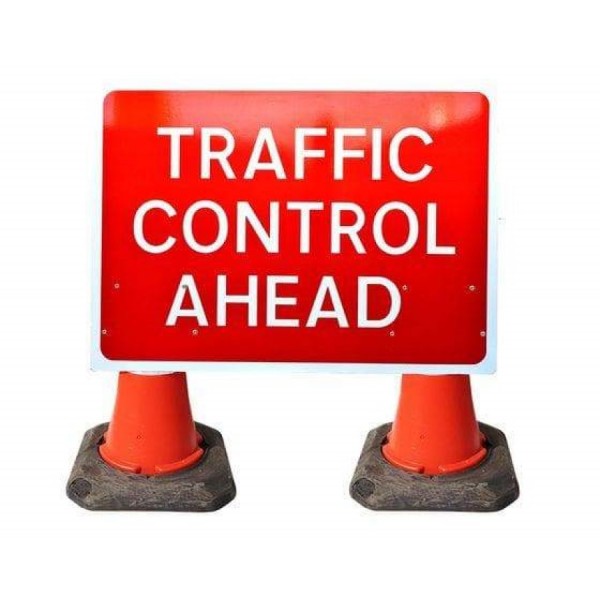 Road Cone Mounted Signs