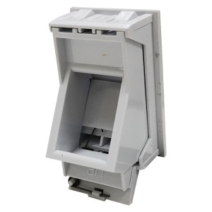 Angled Shutter (Flat Front) LJ6C Keystone White For Use In POD Boxes