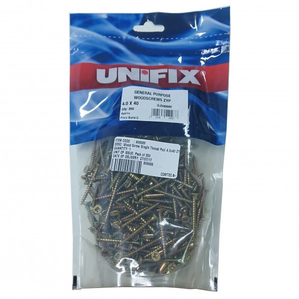 Unifix Countersunk General Purpose Screw