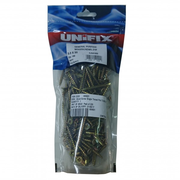 Unifix Countersunk General Purpose Screw