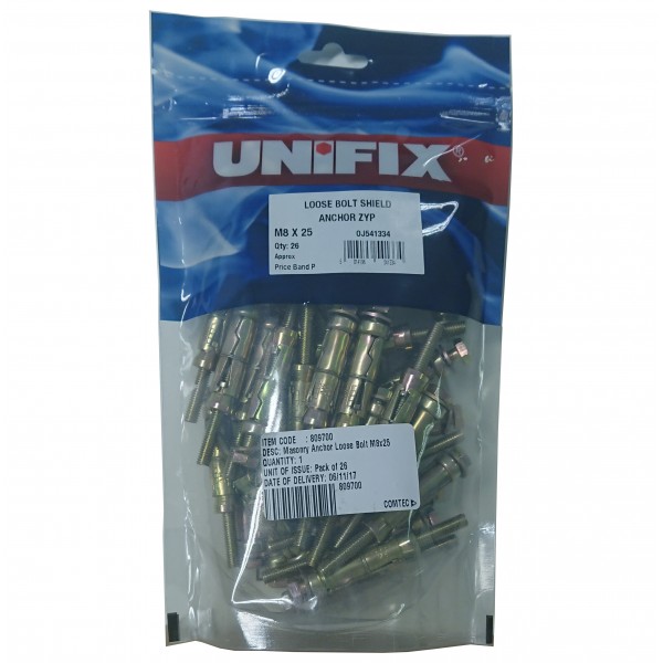 Unifix Masonry Anchor - Loose Bolt