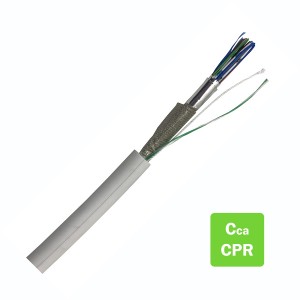 Voice Cable CW1600 50 Pair Screened LSZH Internal Cca-s1a,d2,a1 White (Dia)18.0mm   