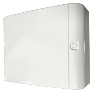 Home Hub Box Wall Mounted c/w Plastic Slotted Lock XHHSC00041 White (H)307mm x (W)400mm x (D)131mm
