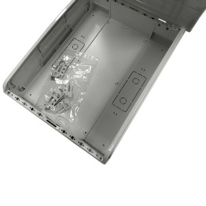 Home Hub Box Wall Mounted c/w Plastic Slotted Lock XHHSC00041 White (H)307mm x (W)400mm x (D)131mm