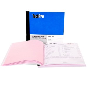 Vehicle Daily Check & Defect Book 50 Pages