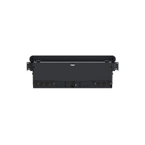 G2 Fibre Patch Panel w/o Front Plate Unloaded Fixed 600G2-1U-UP-FX Black (H)1U
