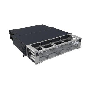 HD Fibre Patch Panel InstaPATCH 360 Modular Unloaded 8 Slot Sliding 760209957 Black (H)2U x (W)19"