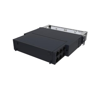 HD Fibre Patch Panel InstaPATCH 360 Modular Unloaded 8 Slot Sliding 760209957 Black (H)2U x (W)19"