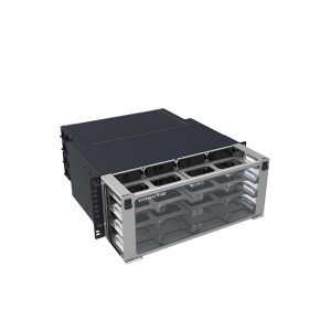 HD Fibre Patch Panel InstaPATCH 360 Modular Unloaded 16 Slot Sliding 760209965 Black (H)4U x (W)19"