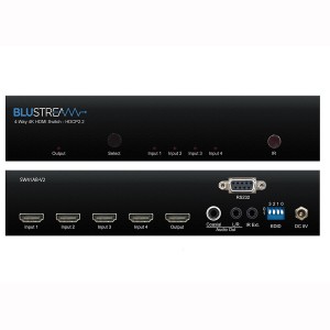 HDMI Switch 4:1 4K @ 20m 4x HDMI-In 1x HDMI-Out, Audio Out SW41AB-V2