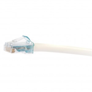 GigaSPEED X10D Patch Lead Cat6A U/UTP LSZH Unbooted Solid CPCSSZ2-08F017 White (L)17FT   