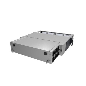 Ultra Density Fibre Patch Panel InstaPATCH 360 Modular Unloaded 12 Slot Sliding UD-2U-SD Silver (H)2U