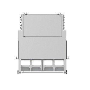 Ultra Density Fibre Patch Panel InstaPATCH 360 Modular Unloaded 12 Slot Sliding UD-2U-SD Silver (H)2U
