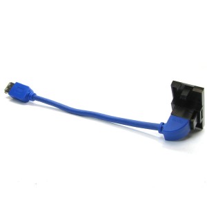 USB Euro Module Fly Lead USB 3.0 Type A Black NX-WPM-2513