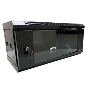 Wall Box (Low Profile) Black (H)4U x (W)600mm x (D)300mm Weight 10.5kg  