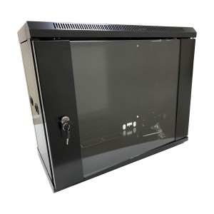 Wall Box (Low Profile) Black (H)9U x (W)600mm x (D)300mm Weight 16.5kg  
