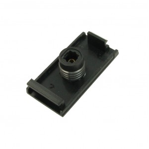 Optical Euro Module Quick Connect Coupler TOSLINK Black