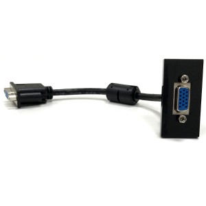 SVGA Euro Module Fly Lead Black   