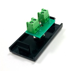 Audio Jack Euro Module Screw Terminal 3.5mm Stereo Black