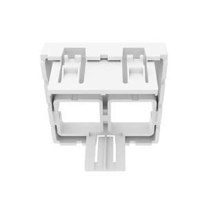 Unshuttered Adaptor 2 Port 45x45 MGS Jack 760091082 White
