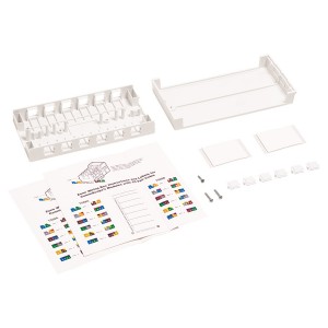 Surface Mounted Outlet M101 12Port M Series 106658156 White (H)231.90mm x (W)122.17mm x (D)33.02mm