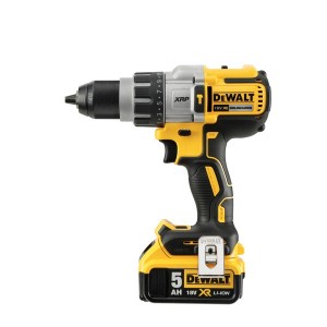 18V XR Brushless Premium Hammer Drill Driver DCD996P2-GB 18V 2 x 5Ah Battery