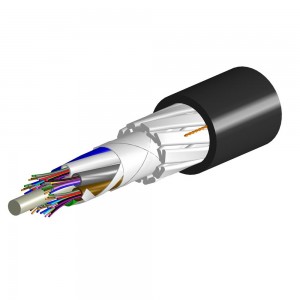 LazrSPEED 300 Fibre Cable Loose Tube MM 48 Fibre OM3 50/125 LSZH Dca-s2,d1,a1 Black Z-048-LN-5L-F12BK/20G/HTS/D