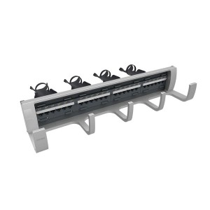 360 GigaSPEED XL PATCHMAX GS3 Patch Panel Cat6 Unshielded 24Port Rear Punch Rear Cable Management 760201244 Grey (H)2U iPatch Ready