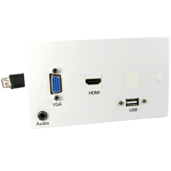 Nexxia Projector Faceplates With Cable Looms